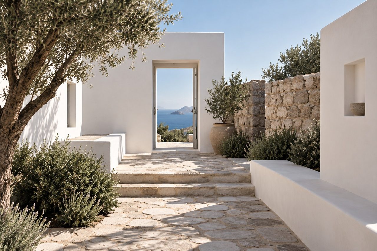 Courtyard path